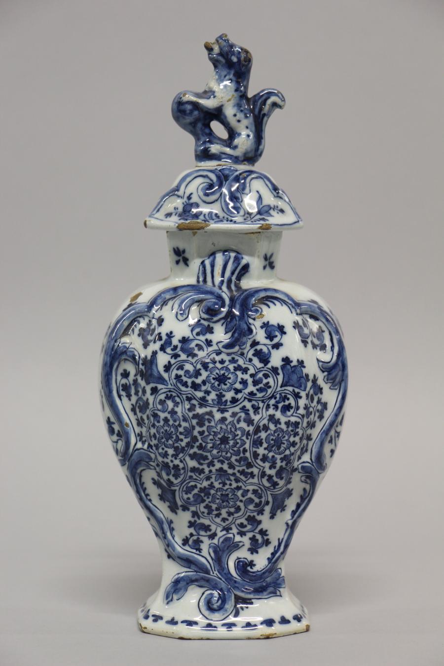 lidded vase