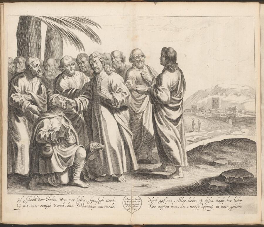 Christus geneest een blindgeboren man