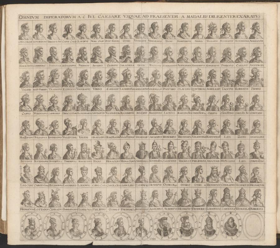 Omnium imperatorum a C Iul Caesare usquae ad praesentem a madaliis diligenter exaratus