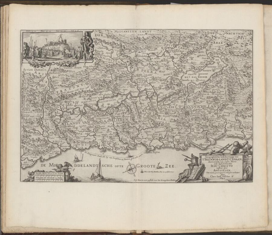 Kaart van het Beloofde Land