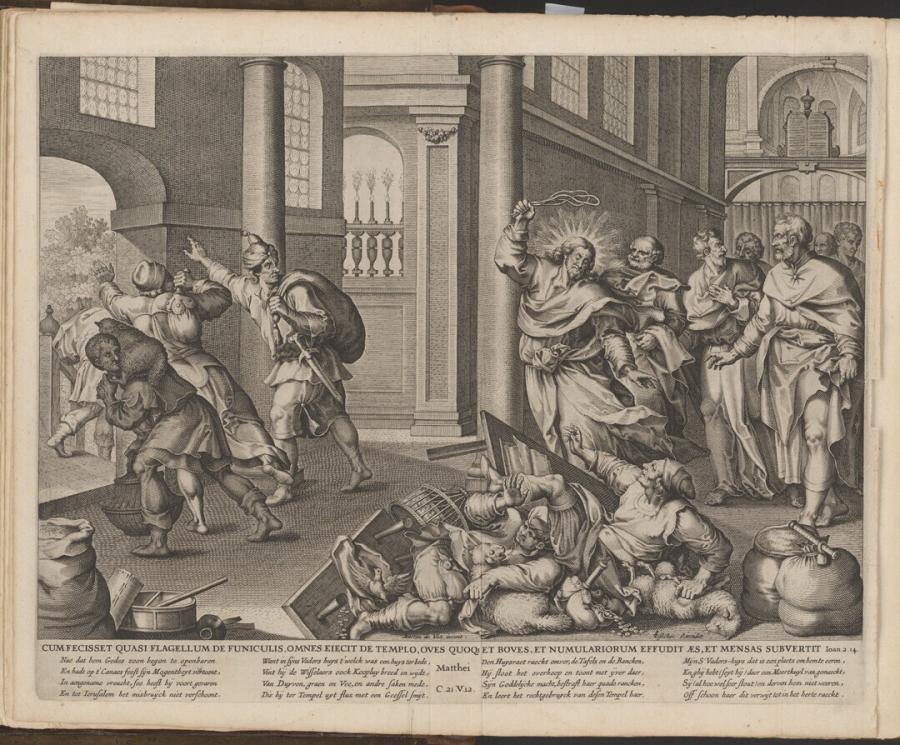 Christ Driving the Money Changers from the Temple