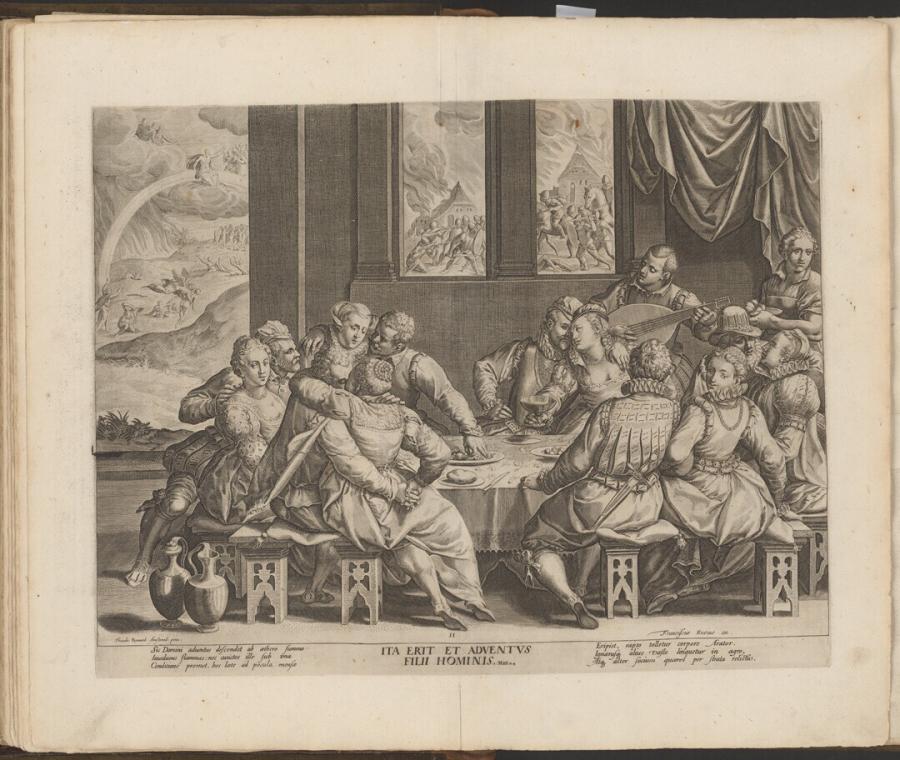 De zondige mensheid voor het Laatste Oordeel