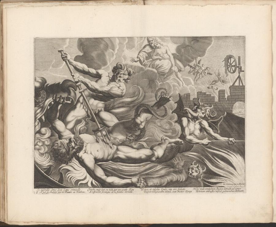 The Rich Man in Hell Seeing Lazarus in Abraham's Lap