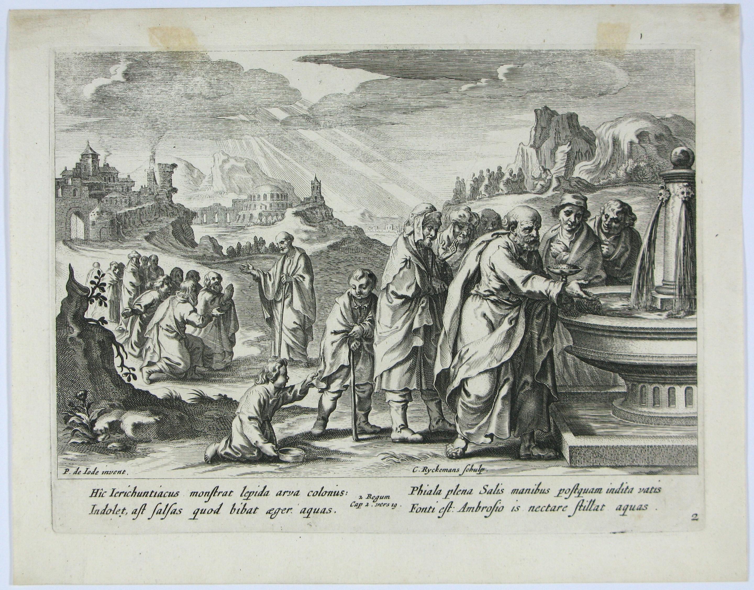 Elisha Throws Salt into the Well of Jericho Museum Boijmans Van Beuningen