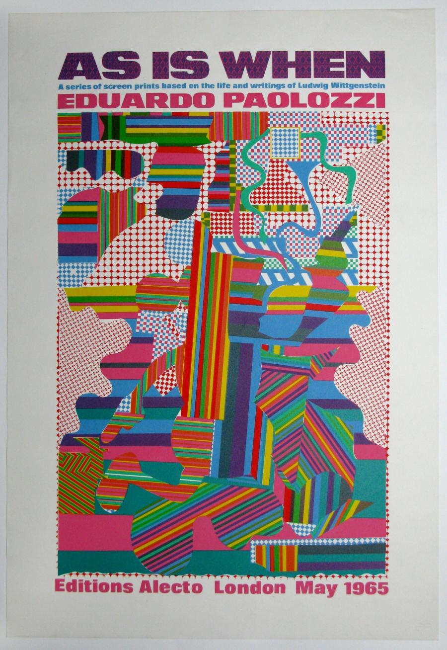 As is When. A series of screen prints based on the life and writings of Ludwig Wittgenstein