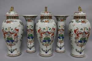 set of ornamental jars