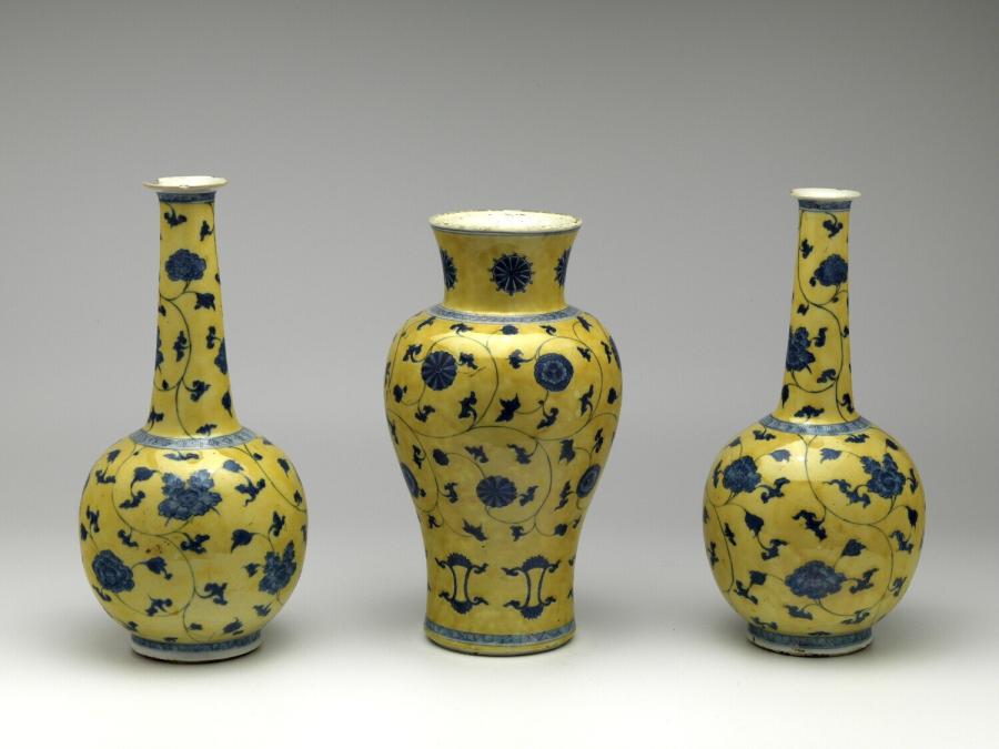 set of ornamental jars