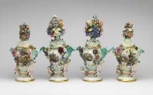 set of ornamental jars