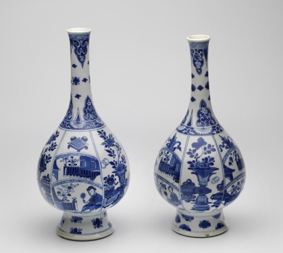 set of ornamental jars