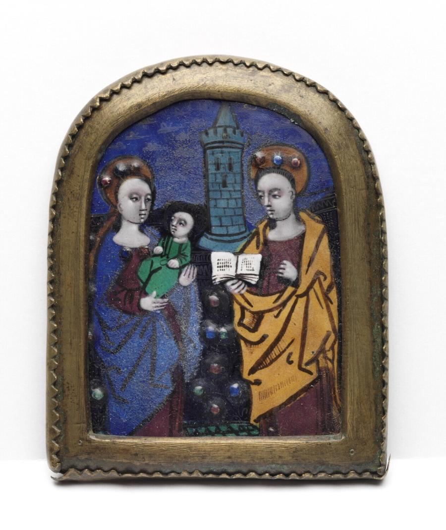 Pax: Virgin and Child with St. Barbara