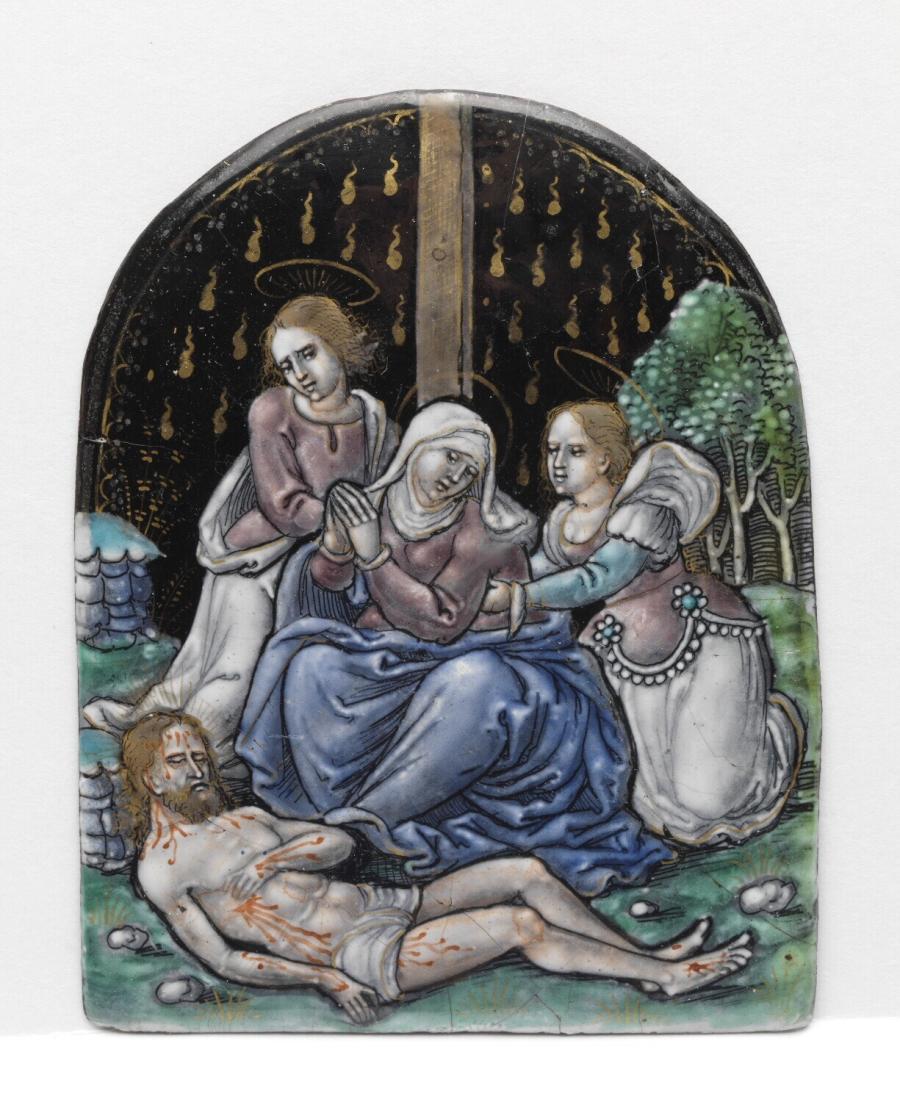 Plaque; The Mourning of Christ