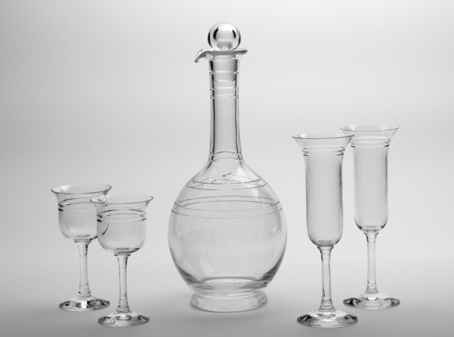 glass service and glassware