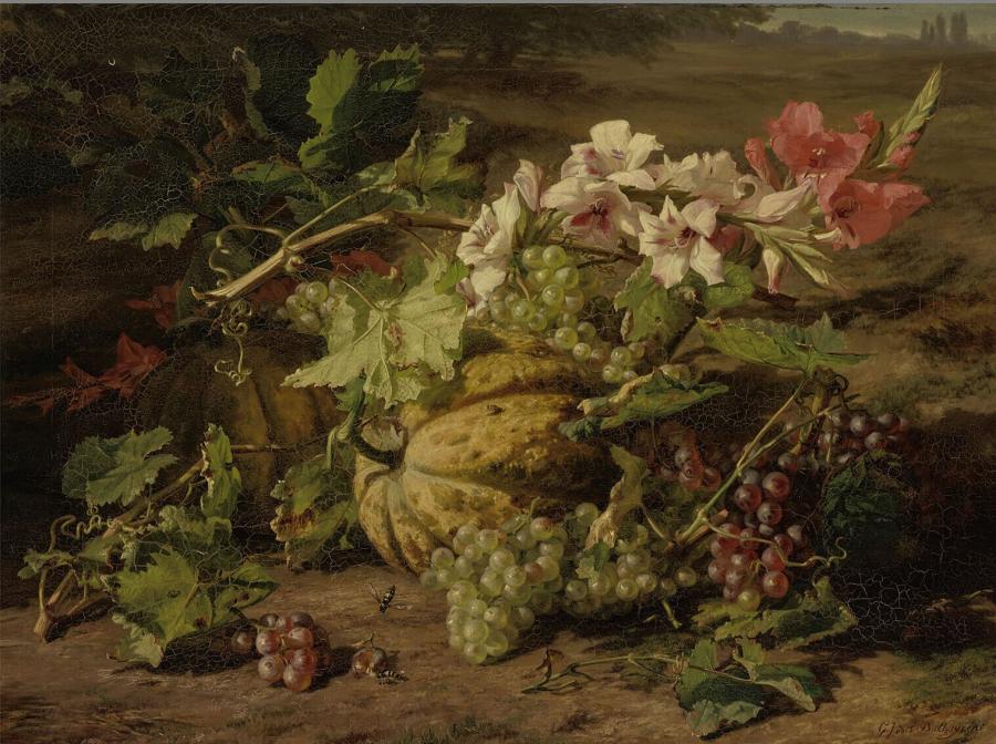 Still Life with Fruit and Flowers