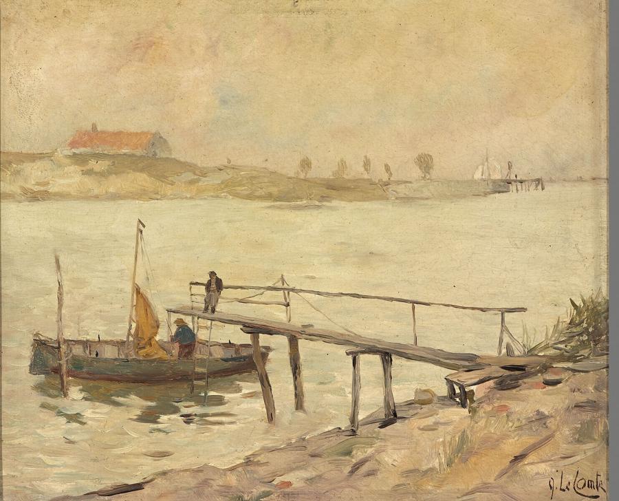 Havenhoofd (Vroege morgen)