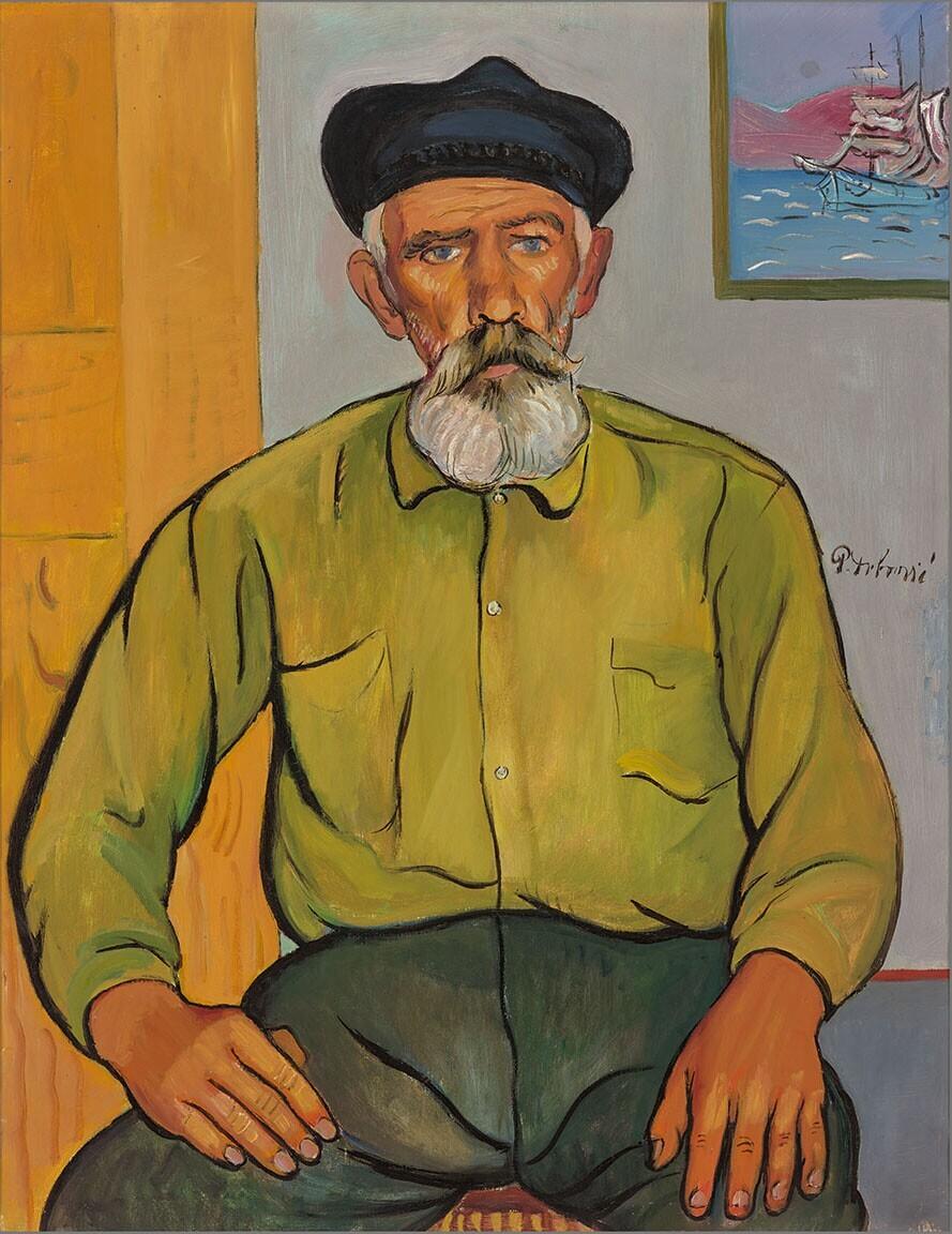 Old Fisherman from Dalmatia (Anton Gvozdenica)