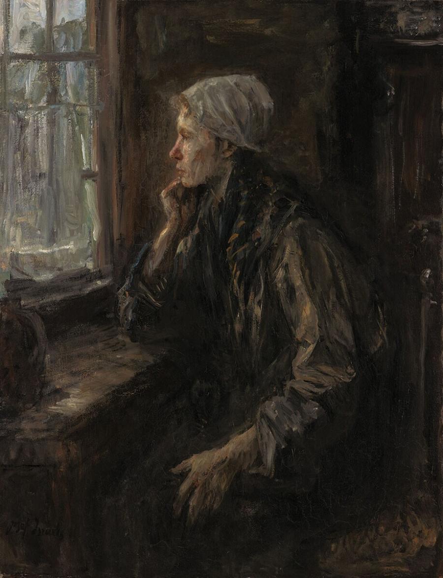 Vrouw aan het venster