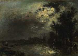 view-on-overschie-in-moonlight