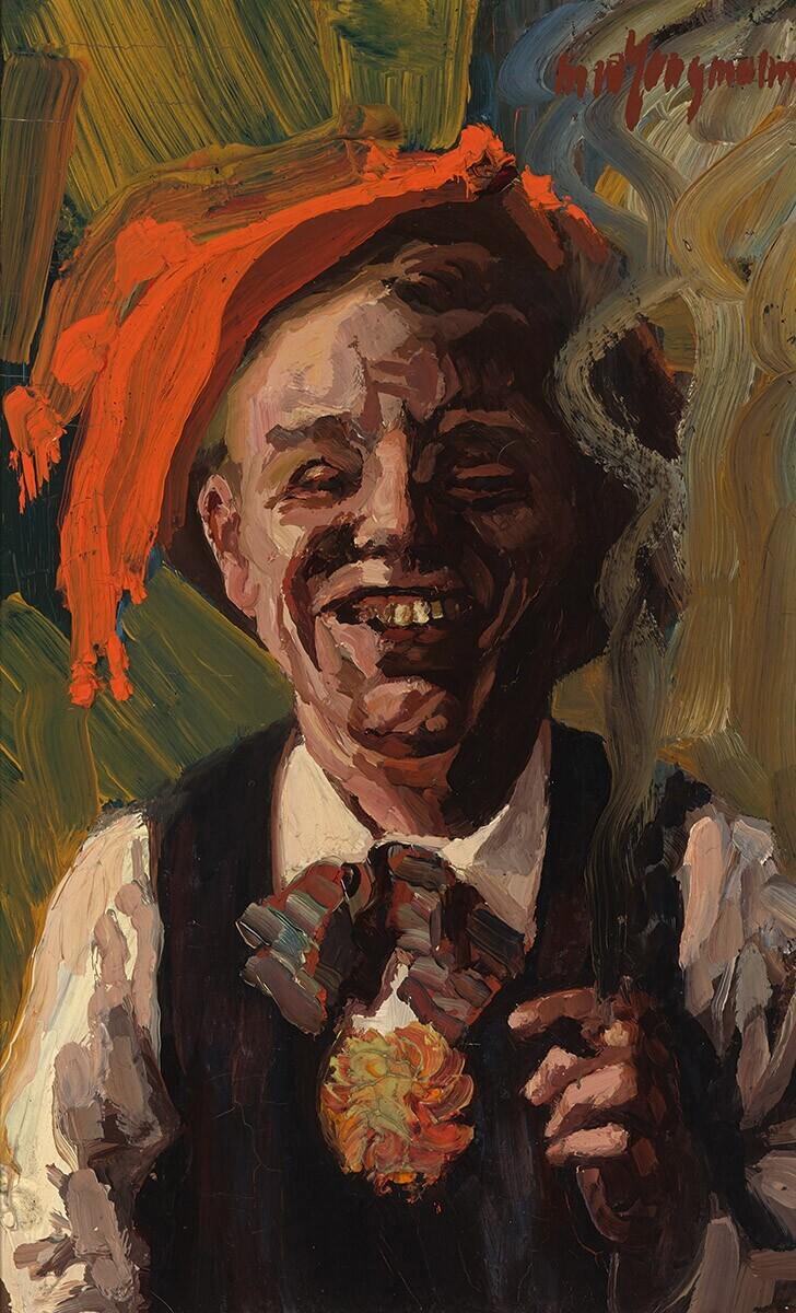 Self-Portrait with Red Party Hat