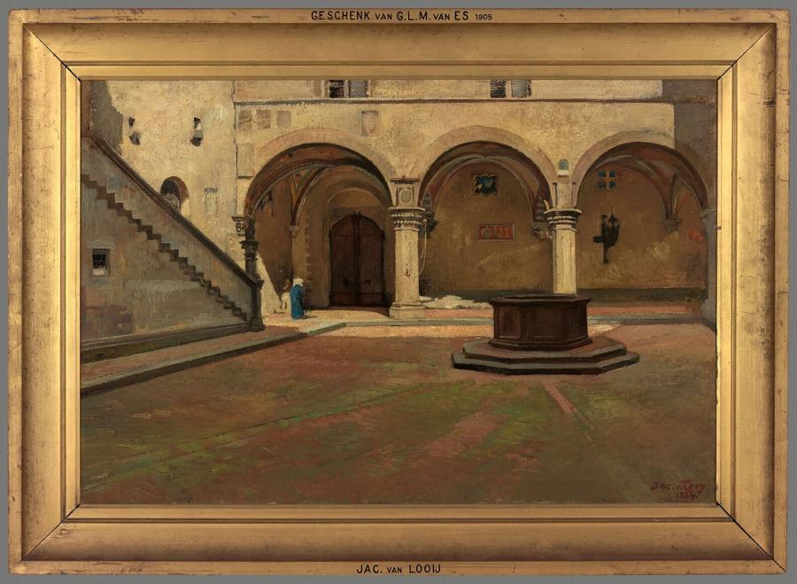 Binnenplaats van het Bargello te Florence