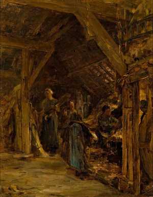 vrouwen-aan-het-vlasrepen