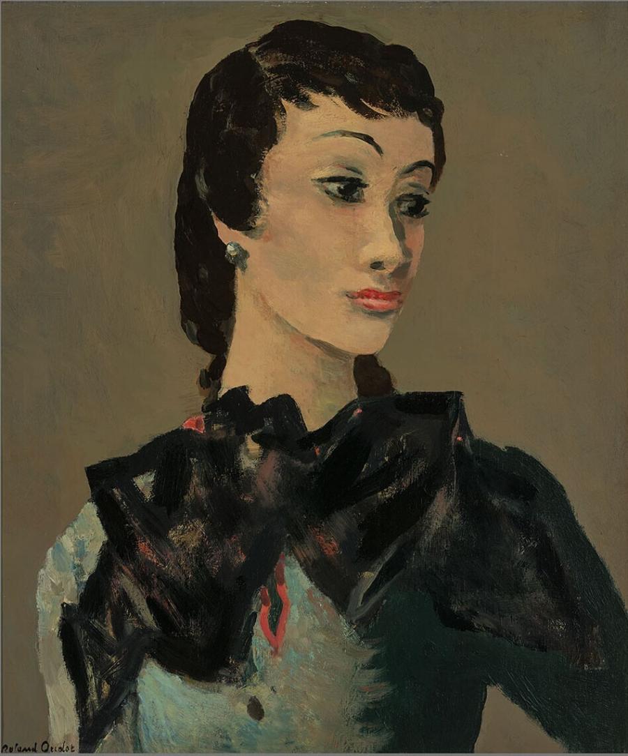 Portret van een jonge vrouw