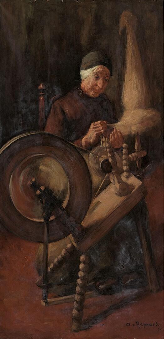 Woman at the Spinning Wheel