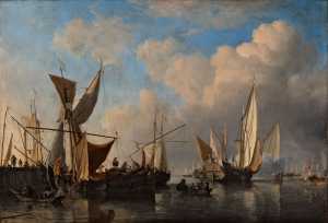 vessels-in-a-harbour