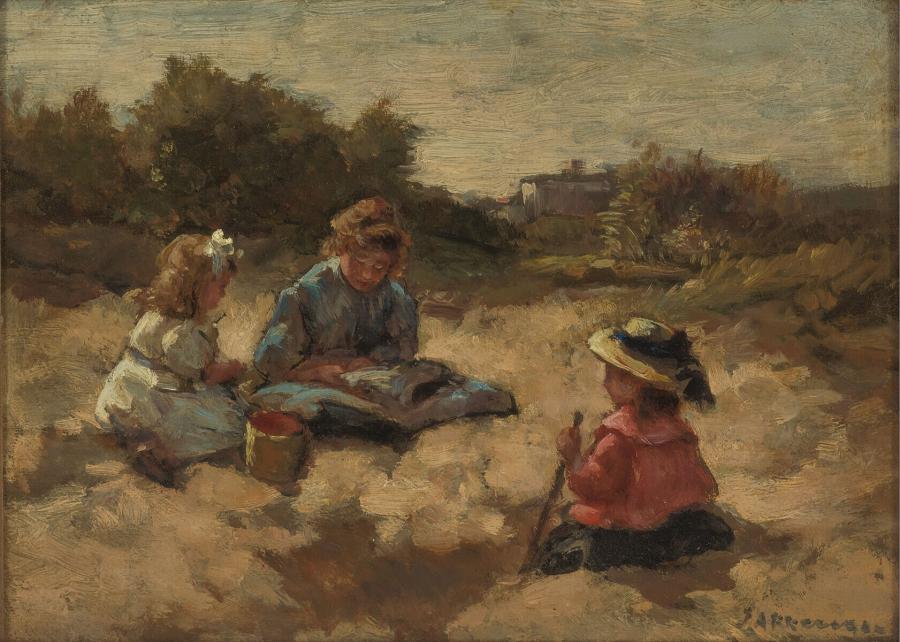 Kinderen aan het strand