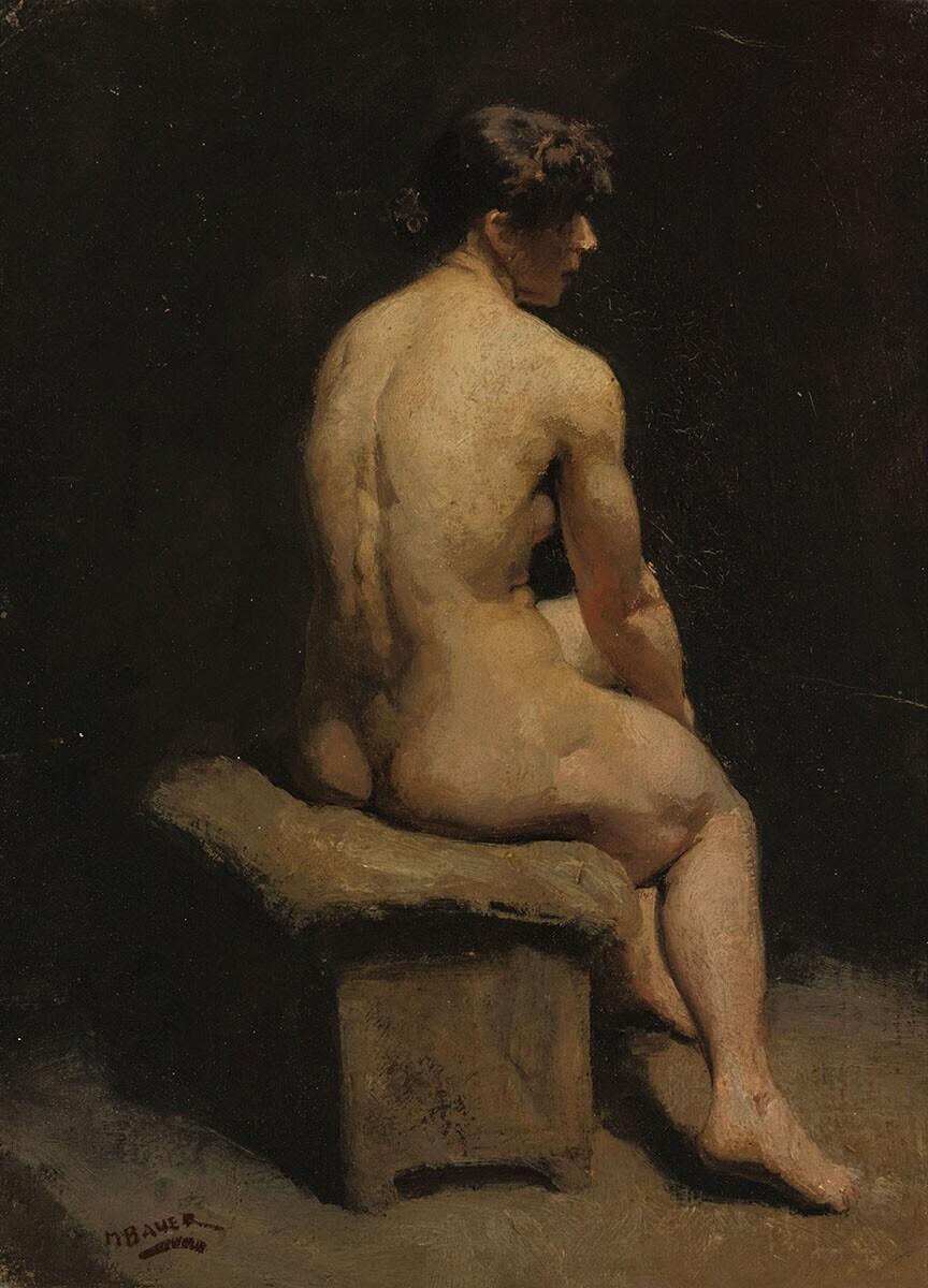 Seated Female Nude