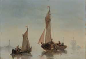 calm-sea-with-fishing-boats