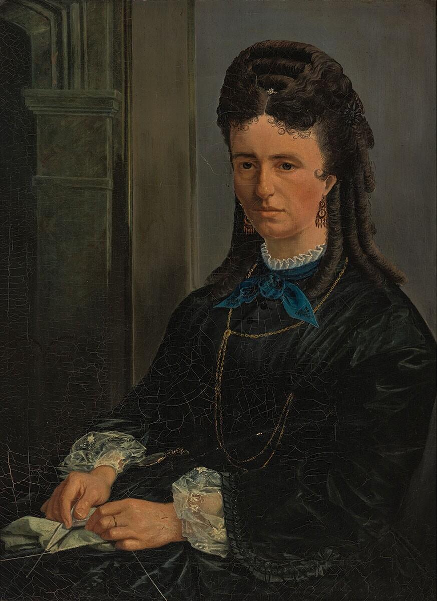 Portret van mevrouw Vermaas