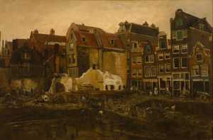 Preparations for the Building of Maison de la Bourse in Amsterdam
