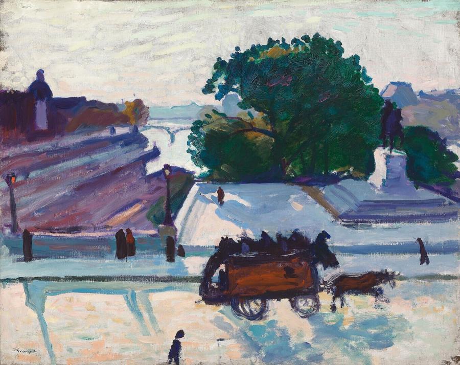 Pont-Neuf au soleil (De Pont-Neuf in de zon)