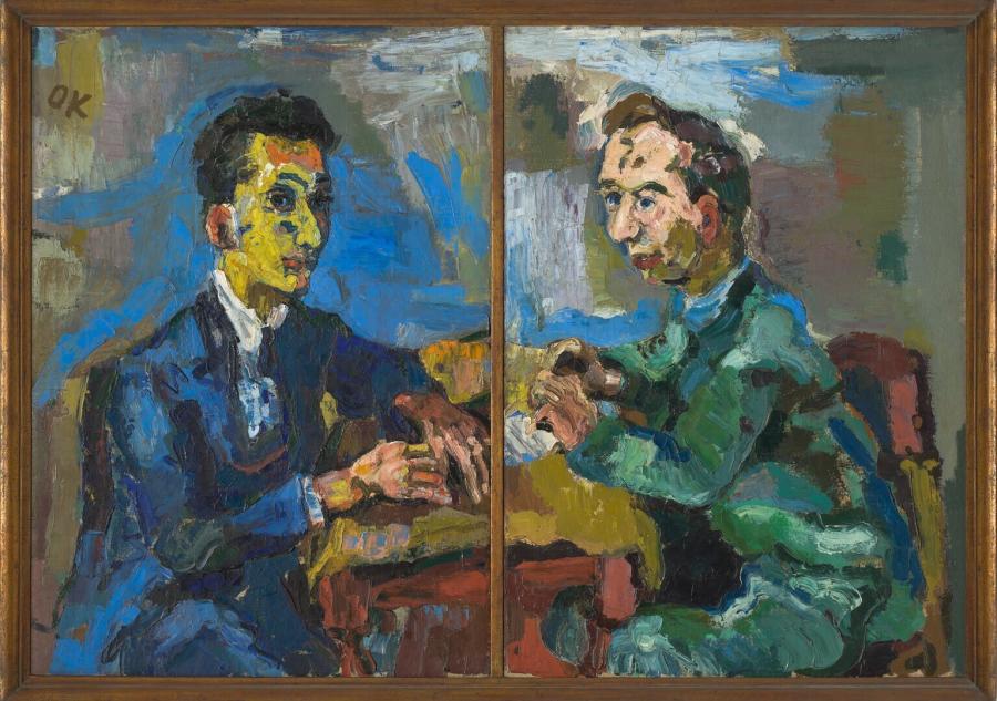 Double Portrait of Hans Mardersteig and Carl Georg Heise