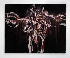 Grande crucifixion rouge et noir (Grote kruisiging in rood en zwart )