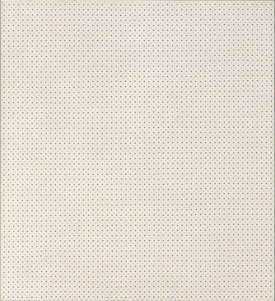 Compositie met kleurstippen