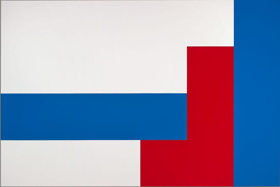 Horizontal Blue, Vertical Blue