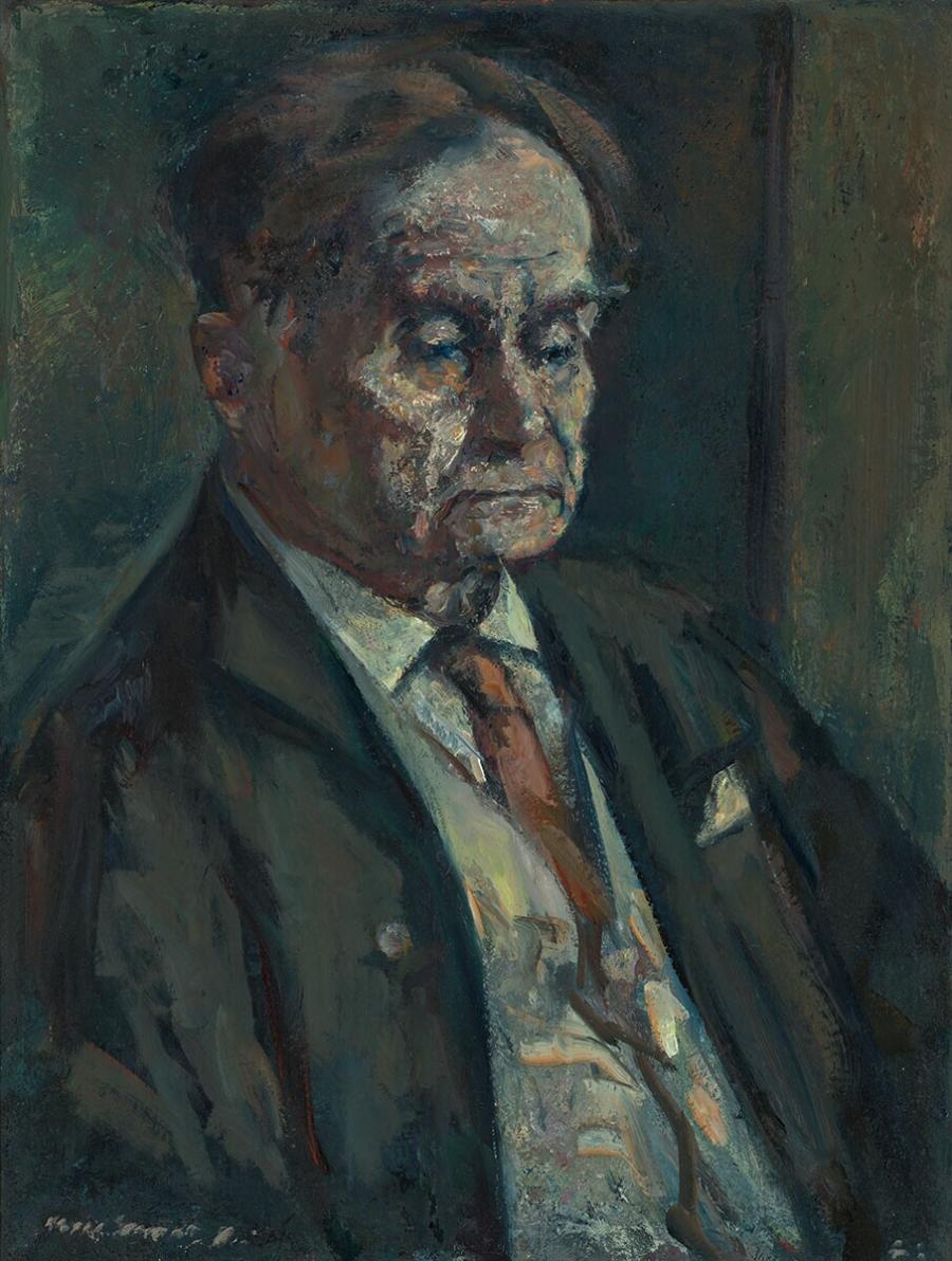 Portret van de dichter Adriaan Roland Holst