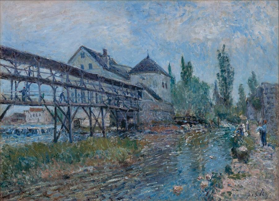 Le moulin Provencher à Moret