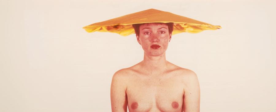 Portrait of Monica with a Chinese Hat