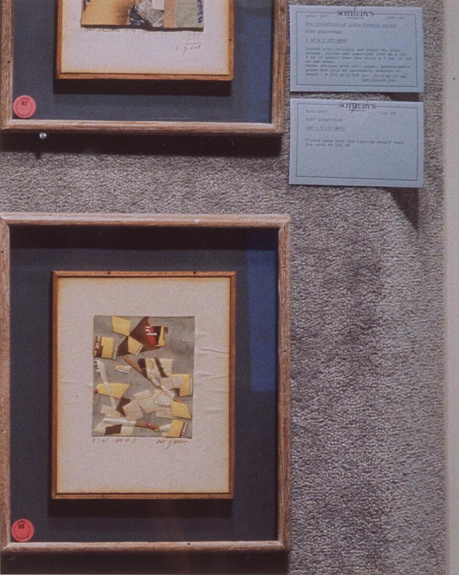 Collage / Schwitters / Sotheby's (Collage / Schwitters / Sotheby's (deel 1))