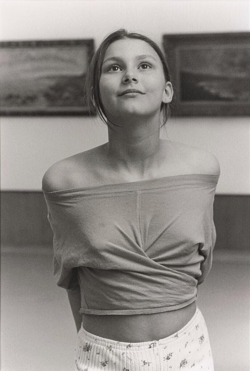 Angelica (12) naar 'Danseresje van 14 jaar' van Edgar Degas