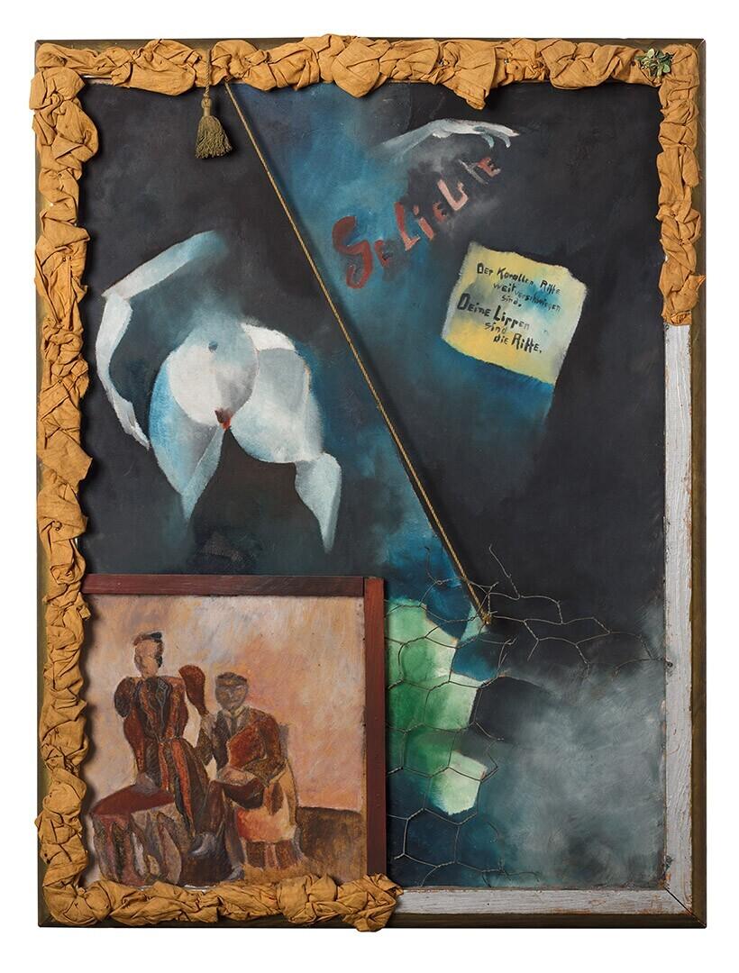 Die Geliebte (Merz-Gestaltung) (De geliefde (Merz-Gestaltung))