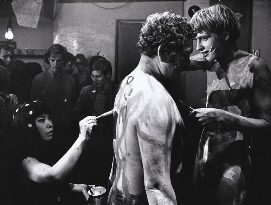 black and white photograph