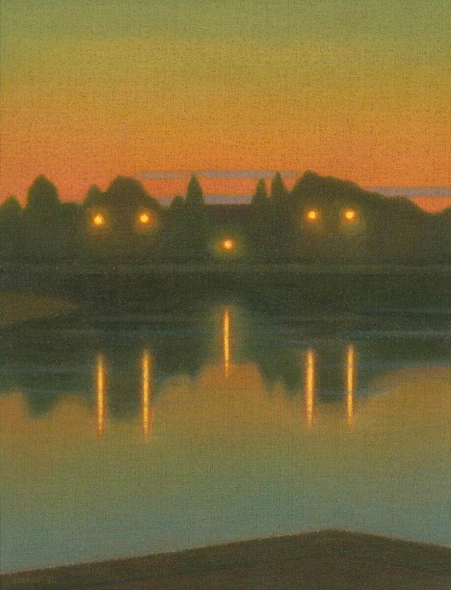 Street Lights along Klarälven River