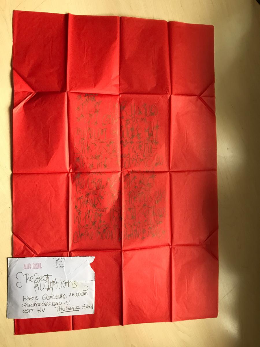 Brief aan Rudi Fuchs