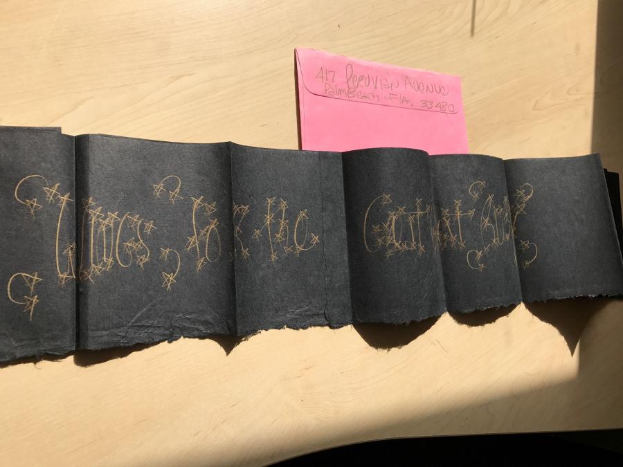 Brief aan Rudi Fuchs