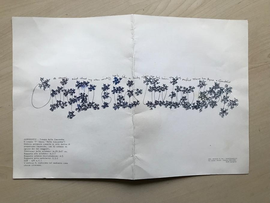 Ansichtkaart aan Rudi Fuchs