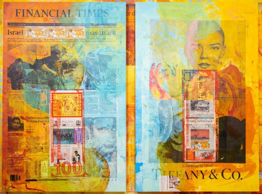 Burning Square (Double page spread #3)