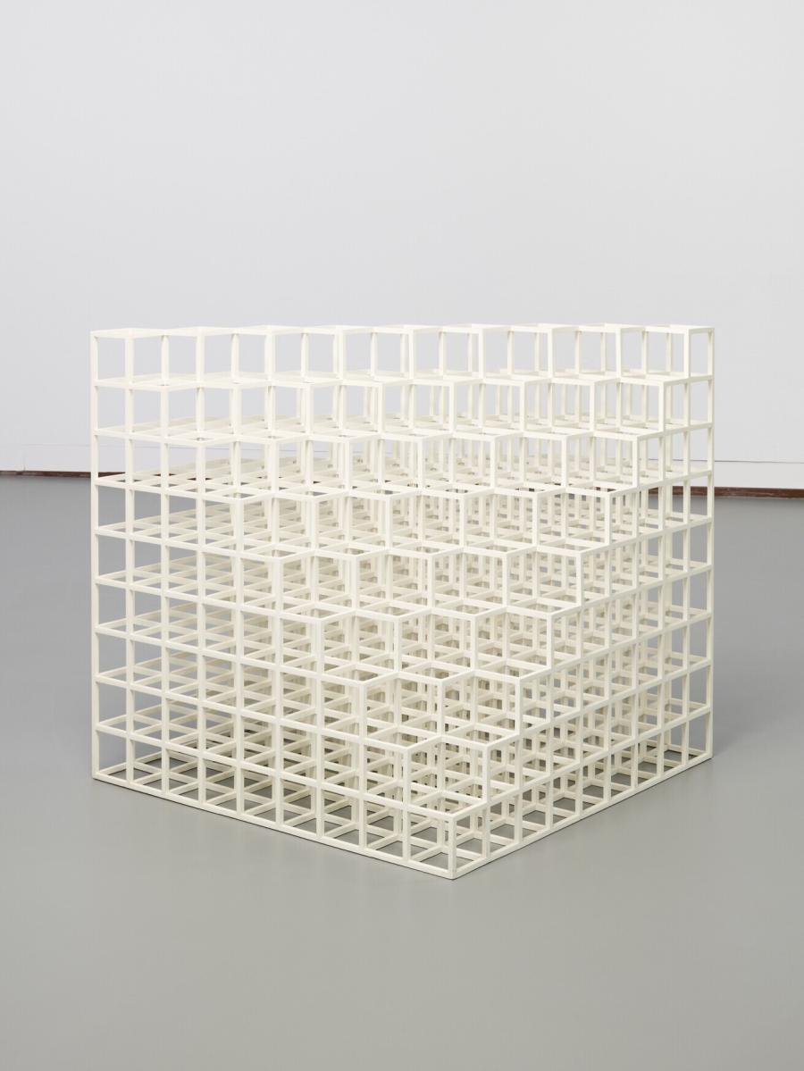 Floor piece no. 1 (Cube structure based on nine modules) (Vloerstructuur nr. 1)